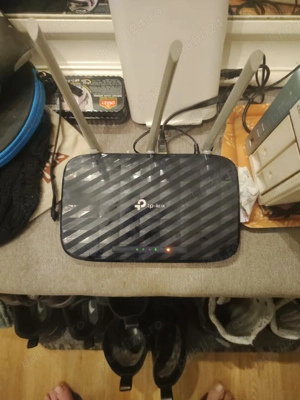 Router TP-Link Archer C20 Dual Band 2.4 5GHz, 3 Antene, Stare Perfectă - imagine 5