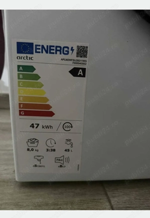 Masina de spalat Arctic cu incarcare frontala - imagine 2