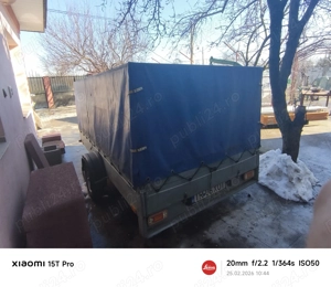 vand remorca repo cu grilaj si prelata - imagine 2