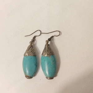 Cercei Boho-Chic deosebiți   Stil Etno-Vintage cu Piatră Turcoaz