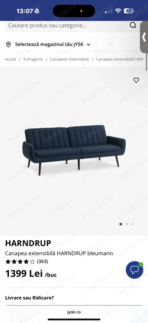 Vand canapea extensibilă 