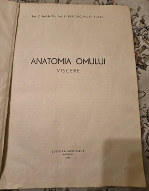 Anatomia Omului- Viscere, Iagnov 1958, planse color si alb negru, interior 