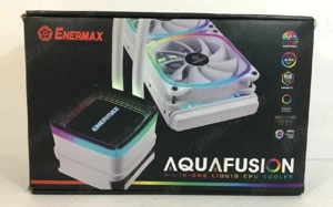 Cooler, Enermax, Aquafusion, ADV 240 ARGB, 500-2000rpm, LGA1700 AMD AM4 AM5, Alb