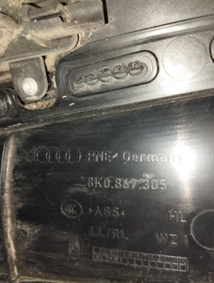 Panou interior tapiterie usa stanga spate Audi A4 B8 ( 2008-2015 ) - imagine 4