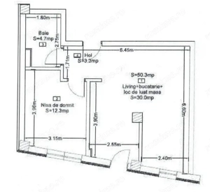 Apartament 2 camere, 50 mp, bloc nou, zona Corneliu Coposu