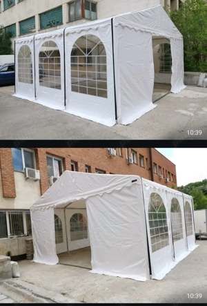 Vand cort evenimente, mese scaune Chiavari Tiffany alb NOI