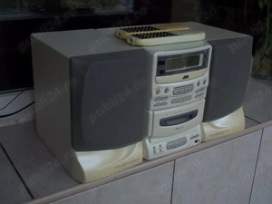 Microsistem JVC Ux-t4r combina radio cd casetofon boxe,telecomanda,combina UK - imagine 3