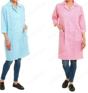 Halat de lucru, capot dama nou, maneci 3 sferturi poliester Anglia nr. 44-52 EU, 18-26 UK