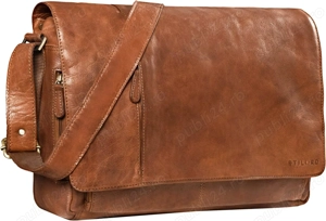 Geantă firma Stilord UK piele naturala bivol Vintage,pt barbati,femei, student avocat patron inginer