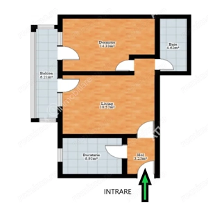 Apartament 2 camere balcon loc parcare Selimbar Sibiu - imagine 6