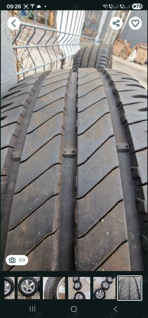 Jante T5  5 x120 + cauciucuri 215/65/16 c Michelin Agilis 3