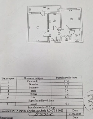 Tomis Nord Tic Tac | 2 camere decomandate | confort 1 | etaj 1 | renovat, mobilat si utilat modern - imagine 7