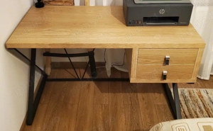 Birou lemn MDF si metal