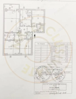 Apartament 4 camere Bascov spatios, et.2, centrala termica - imagine 12