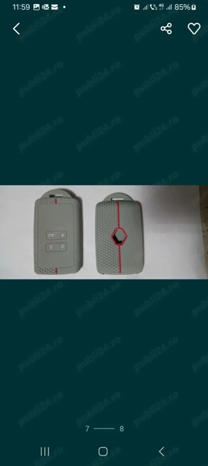 Husa silicon cartela modele Dacia - Renault - imagine 4