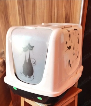 Litieră acoperită pt pisici  - imagine 2