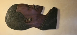 Papa și mama sculpturi congoleze din lemn masiv.