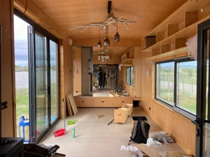 Modul tip tiny house - casa mobila de lemn de vanzare - Buzau - imagine 4