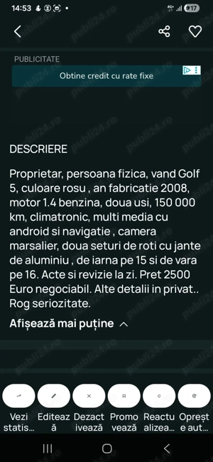 Vând Golf5 - imagine 3