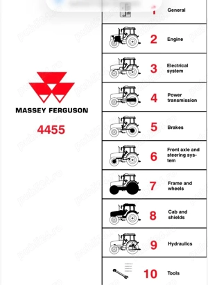 Vand manual service reparatii tractoare etc