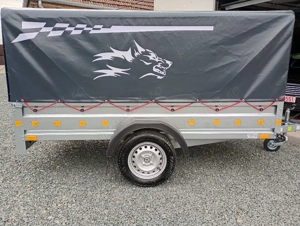 Remorca de 750 kg,de 250/125 cm,NOUĂ ! - imagine 3