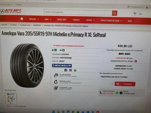Vand 4 bucati anvelope vara, DOT 2025-Michelin 205x55xR19 - imagine 2