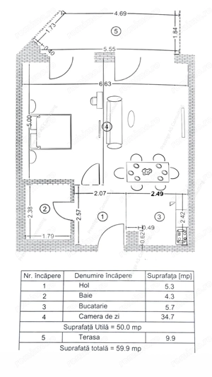 Apartament Premium | Terasa 10 mp | Vedere deschisa | Central – Paltim, mal Bega - imagine 5