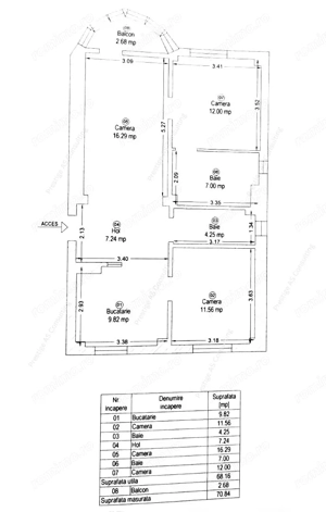 Iulius Mall Apartament 3 Camere 2 Bai | Etaj 6 - imagine 13