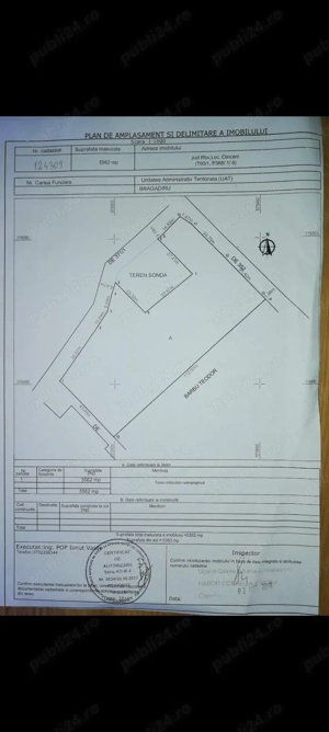 Teren intravilan 5562mp