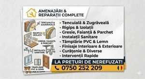 Meșter Universal - Amenajări Interioare Exterioare - Preț Corect Buzău.