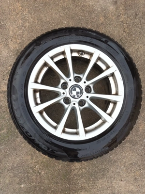 Jante cu anvelope iarna 205/60/R16 BMW Seria 3