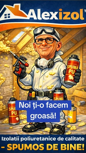 Izolații termo-fonice cu spumă poliuretanică 