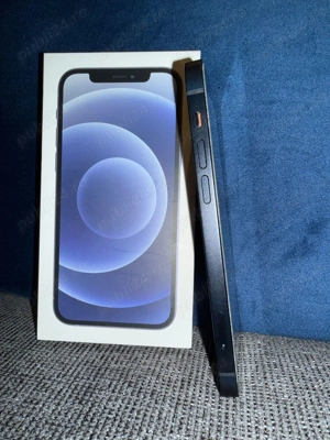 Vând iPhone 12 Black, 64GB   Stare foarte bună + Încărcător original și Huse - imagine 3