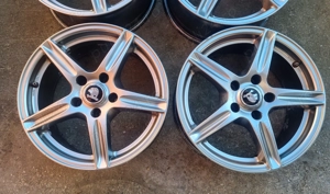 Jante skoda audi,vw,seat, 5x112 pe 16 originale  - imagine 2