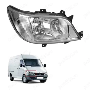 Far Faruri Mercedes Sprinter (2001-2007) stanga + dreapta cu motor Noi, originale - imagine 3