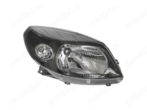 Far Faruri Dacia Sandero (2008-2012) negru / stanga - dreapta Noi, originale - imagine 4