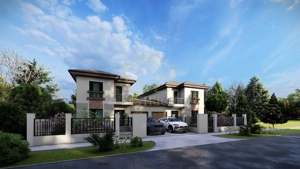 Duplex superb cu 5 camere despărțit prin garaj I Mosnita Noua - imagine 3