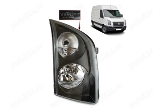 Far Faruri VOLKSWAGEN Crafter (2006-14) stanga + dreapta cu motor Noi, originale - imagine 2