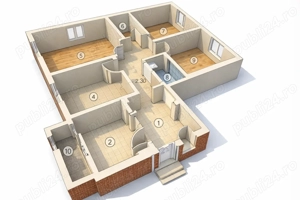 4 camere decomandat Dacia, fara risc