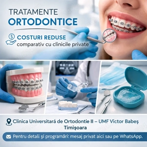 Ortodonție   Costuri reduse   Timișoara