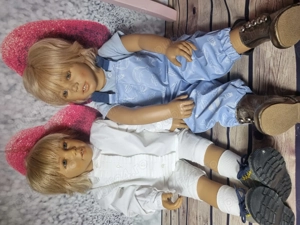 2 papusi de colectie Artist Annette Himstedt