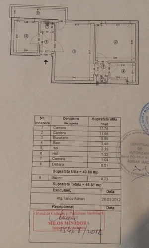 2 Camere, Ion Mihalache, 2 min. Metrou 1 Mai, Bloc Reabilitat - imagine 10