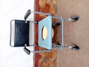 Scaun wc pe roti  - imagine 2