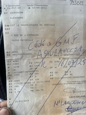  Vand MINI COUNTRYMAN ALL4  Avariat frontal motor 2.0 Diesel Defect - imagine 6