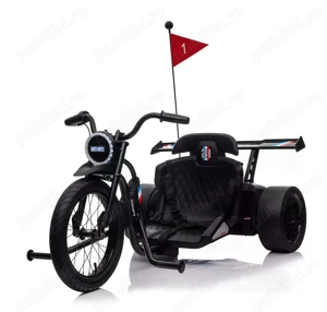 Tricicleta electrica cu functie Drift, Kinderauto BJSX2338, 2x 250W