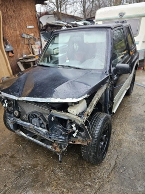 Suzuki Vitara anul 2001 motorizare diesel  1900 Peugeot avariat față și înmatriculat România - imagine 4