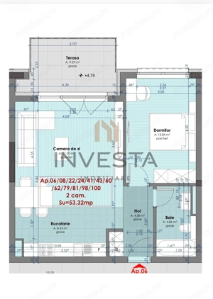 Apartament 2 camere in The Nest. View spectaculos! - imagine 12