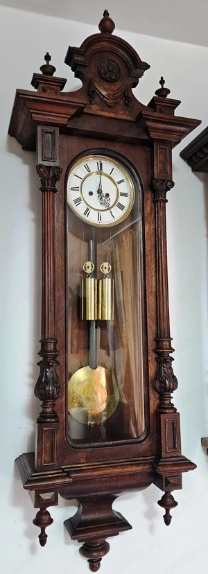 Ceas de perete cu pendula si 2 greutati Remember -Gebrüder Resch