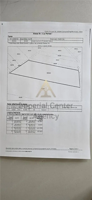 TEREN EXTRAVILAN DE VANZARE  VIDRA