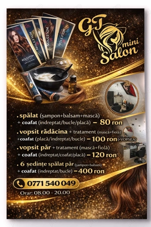 Coafor, vopsit , coafat simplu 